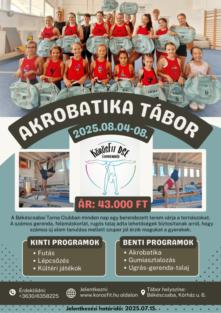 Akrobatika tábor