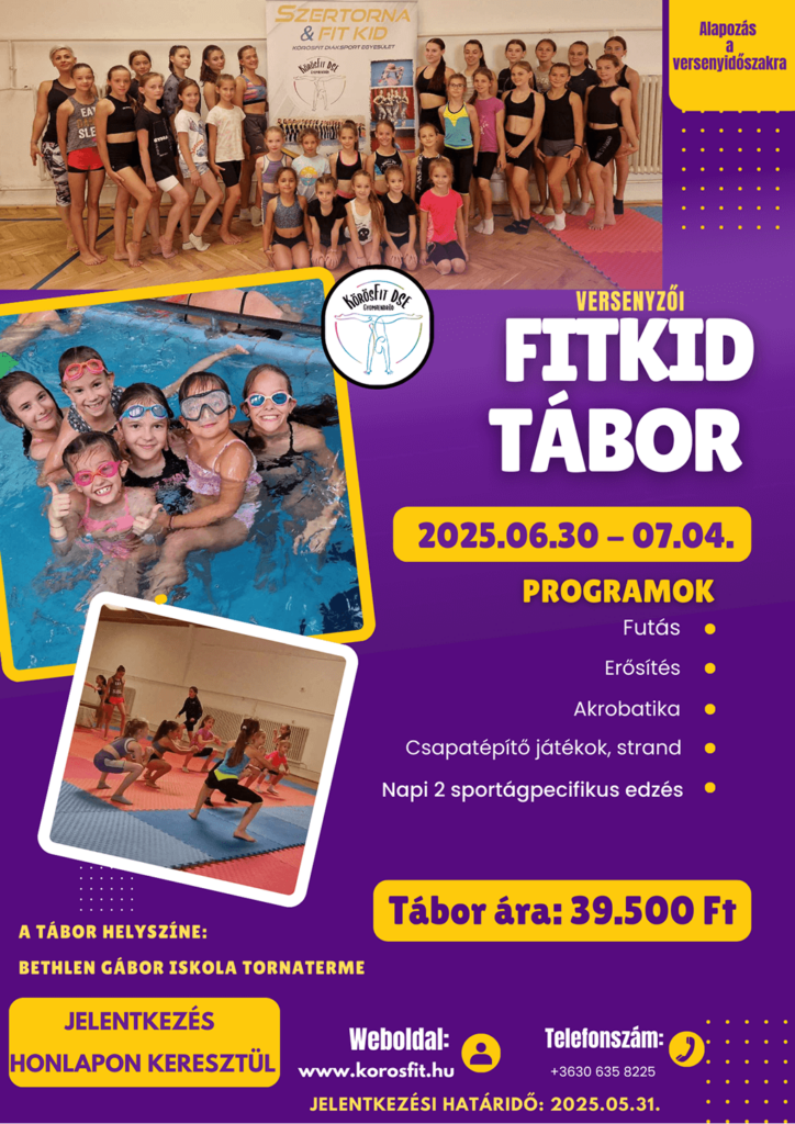 FitKid tábor